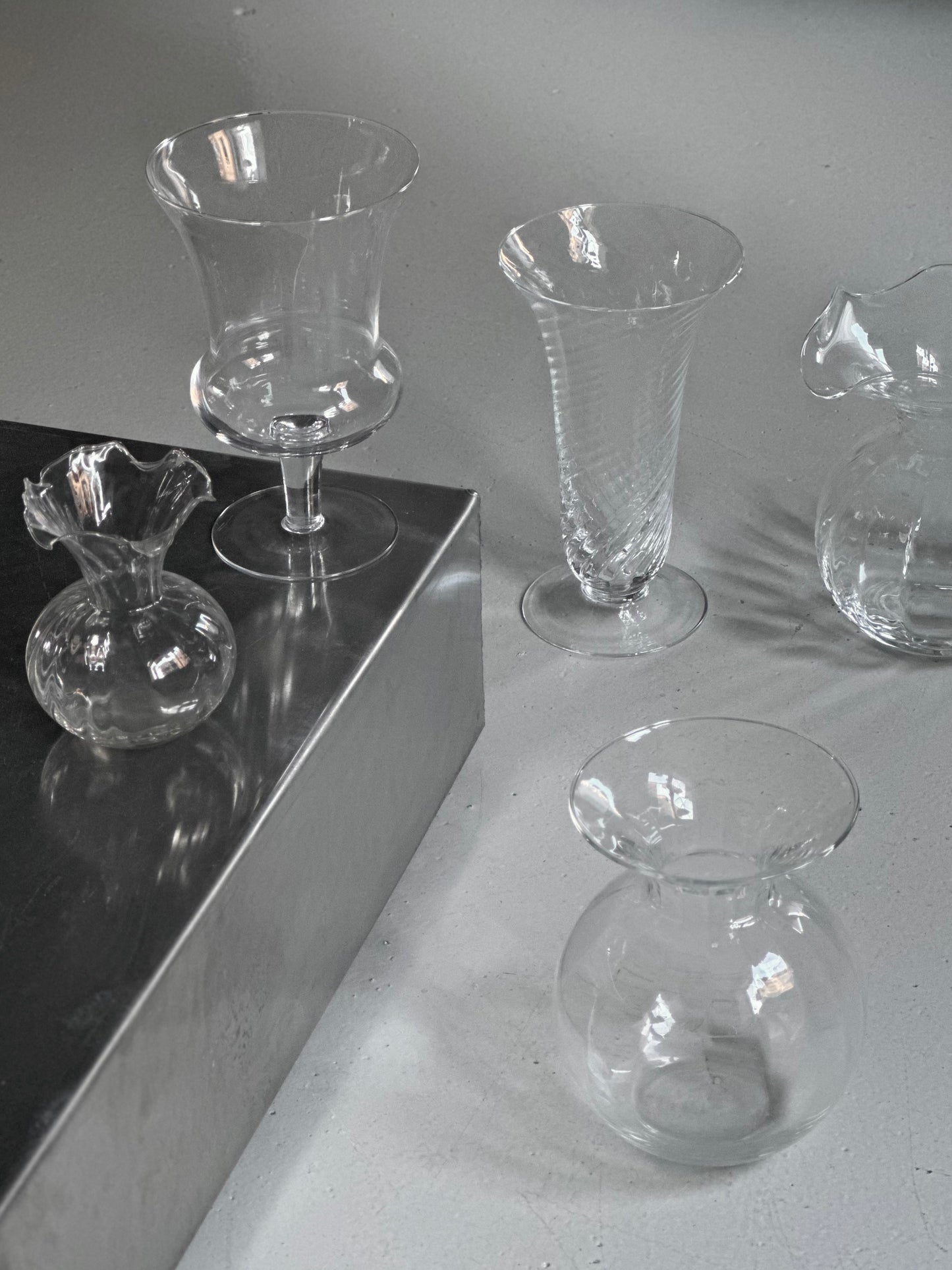 Italiensk Vintage Glas Vase