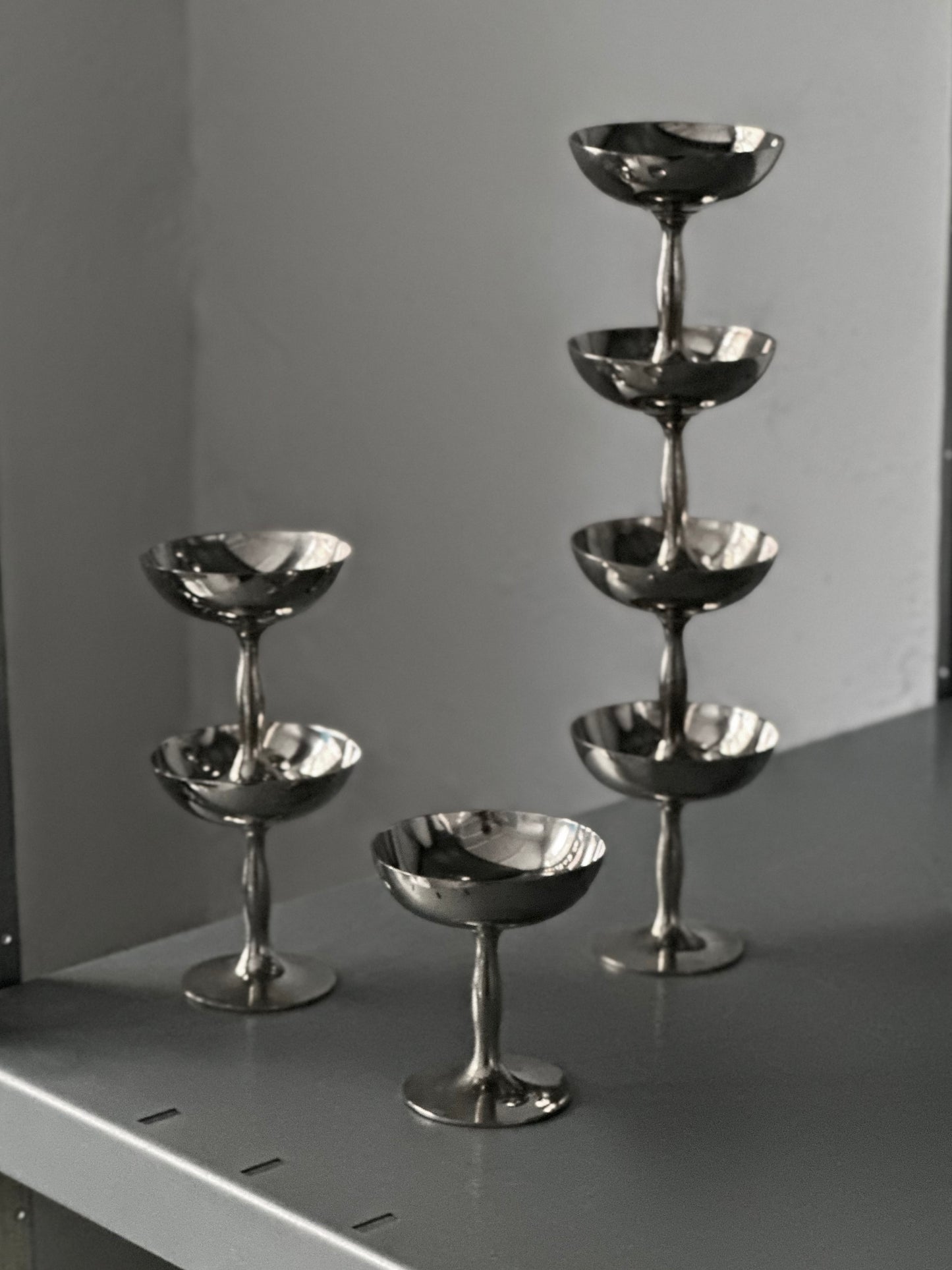 Italienske vintage steel cups #2