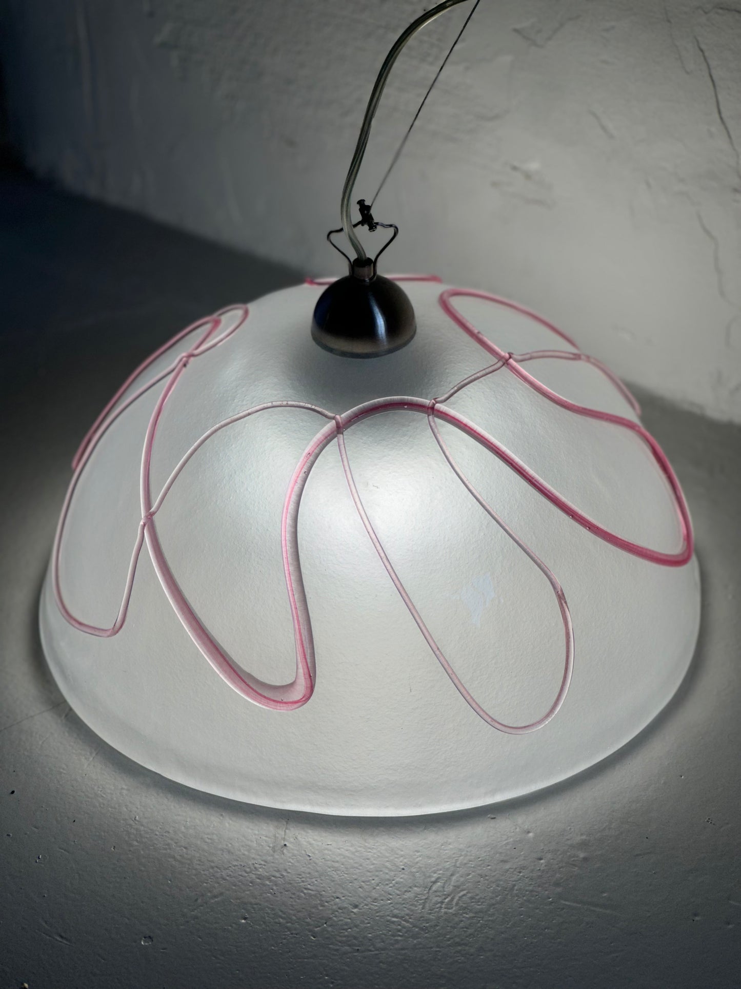 Italiensk Pink Splash Lampe