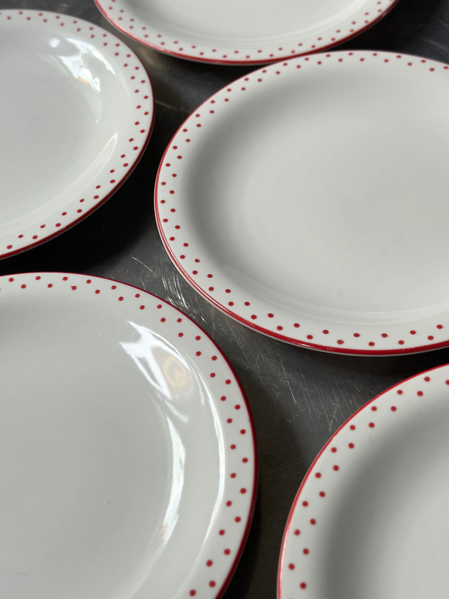 Prikkede Bistro Frokosttallerkener