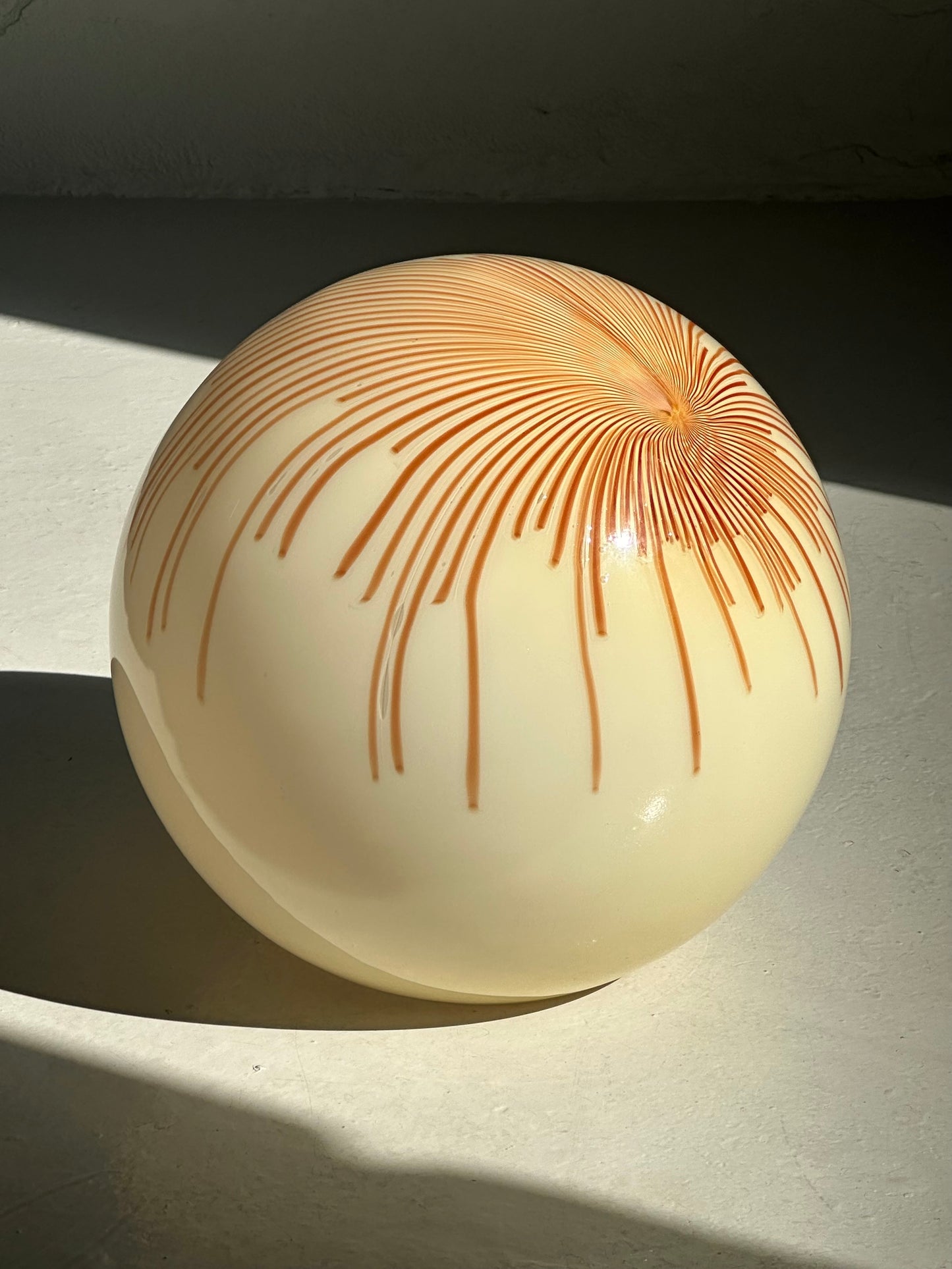 Vintage Murano Creme Pendel