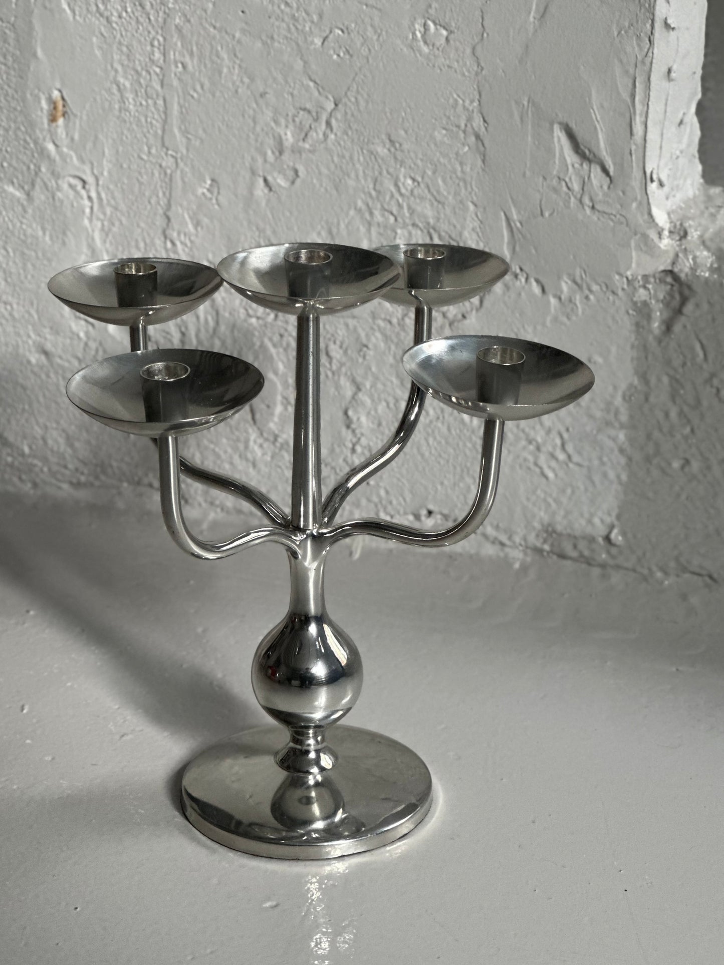 Italiensk Krom Lysestage