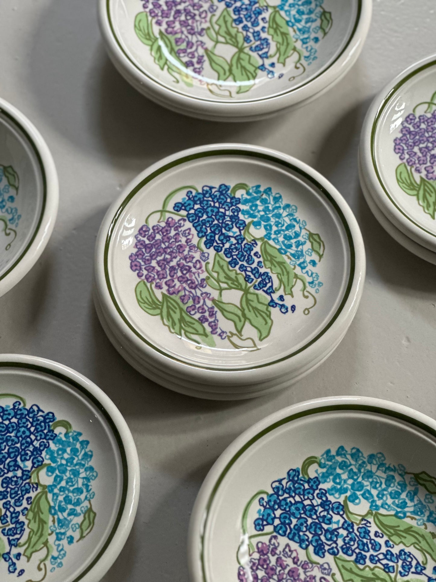 Italienske Wisteria Tallerkener