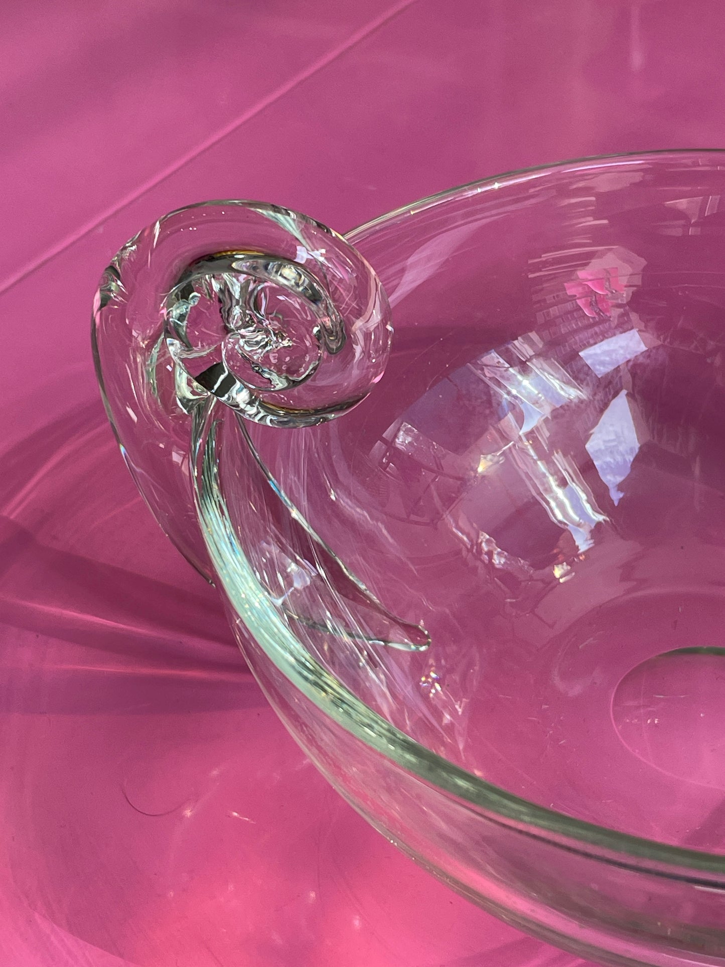 Mundblæst Spiral Skål