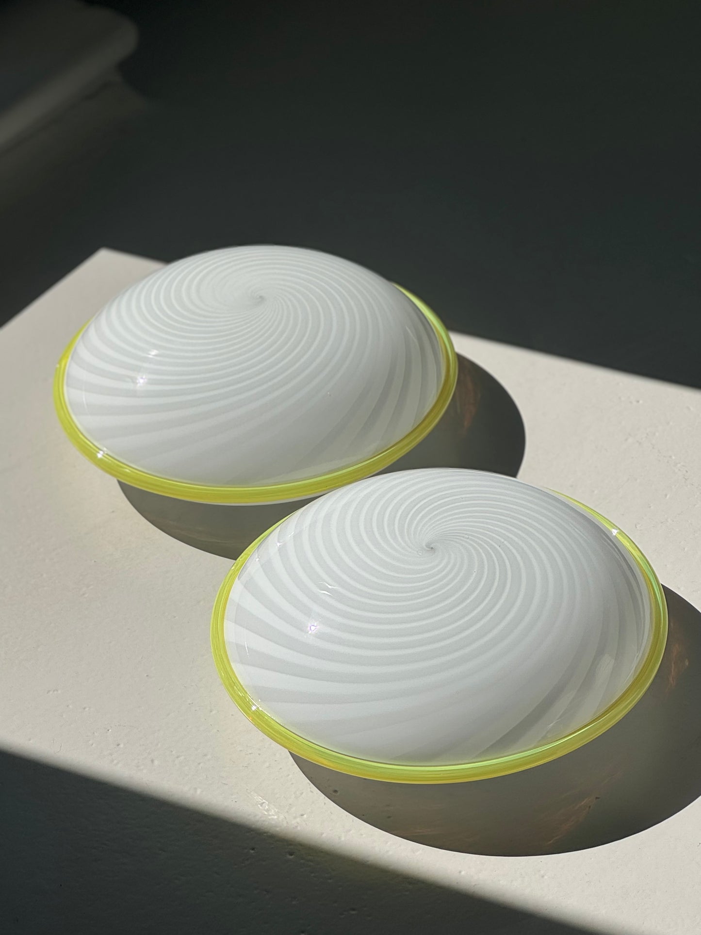 Vintage Murano Swirl Plafonder