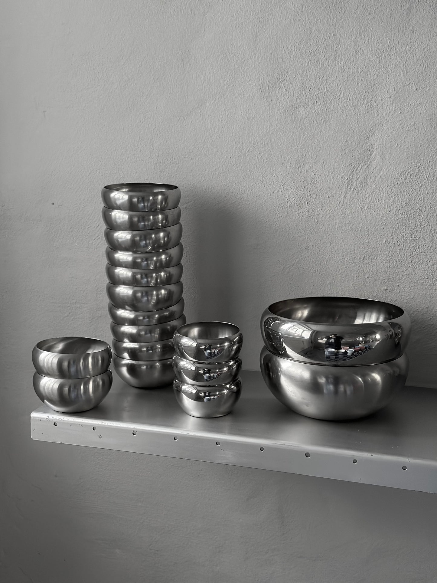 Italienske Chubby Stål Skåle