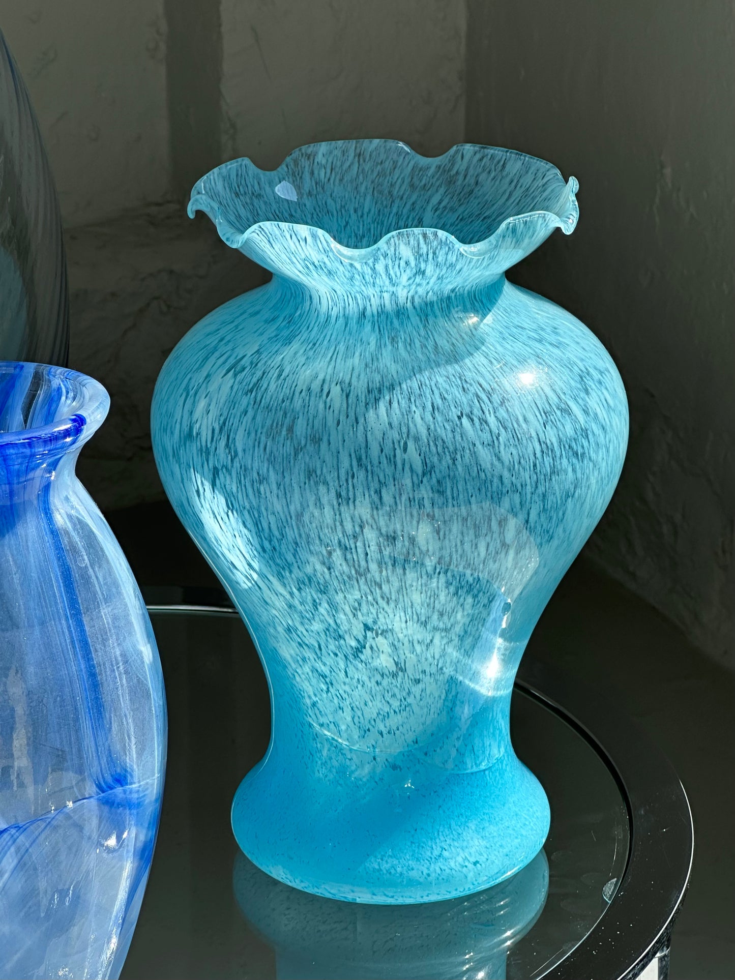 Lyseblå Confetti Vase