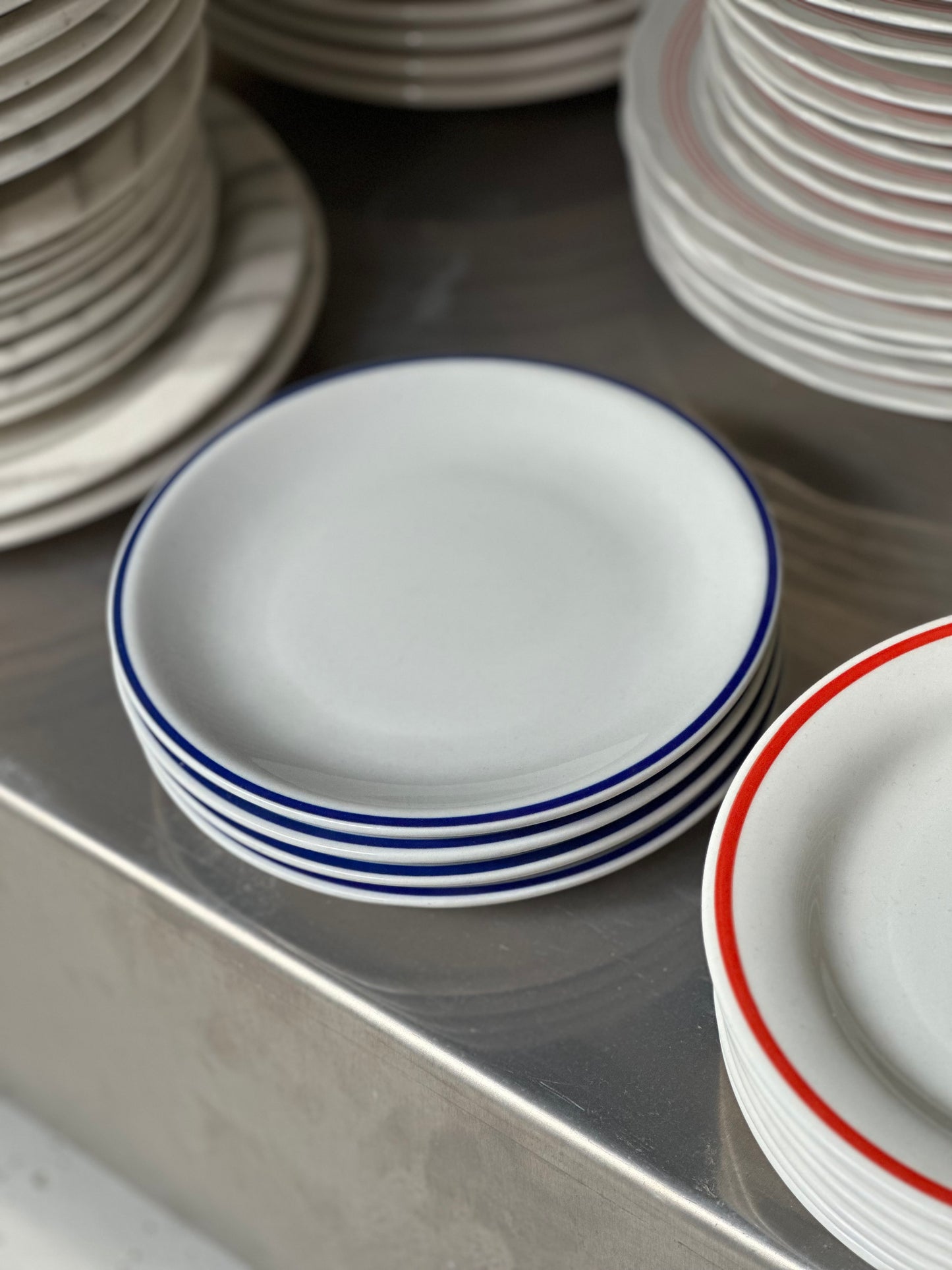 Bistro Frokost Tallerkener - Blå