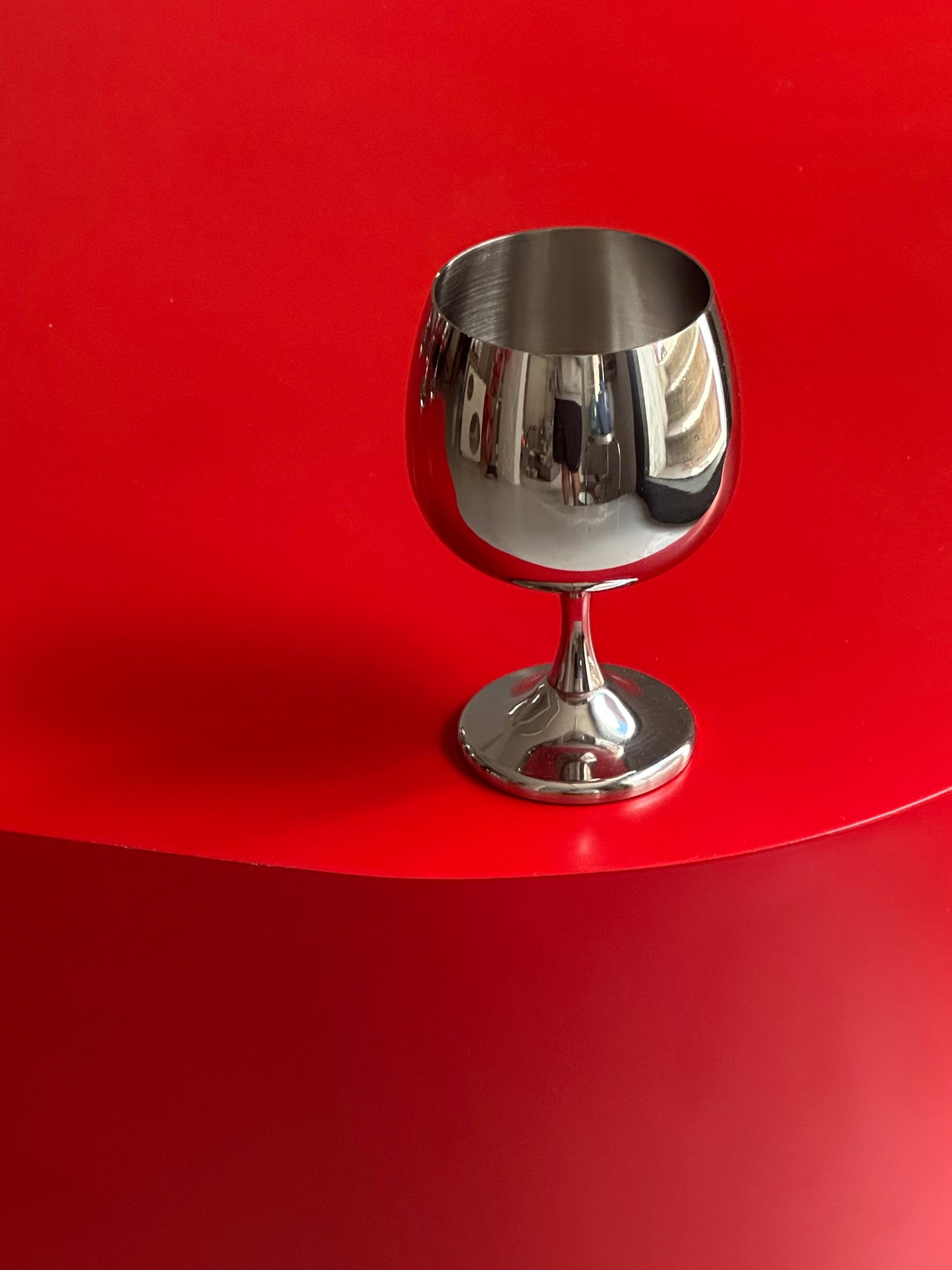 Italienske Vintage Stålglas - Rødvin