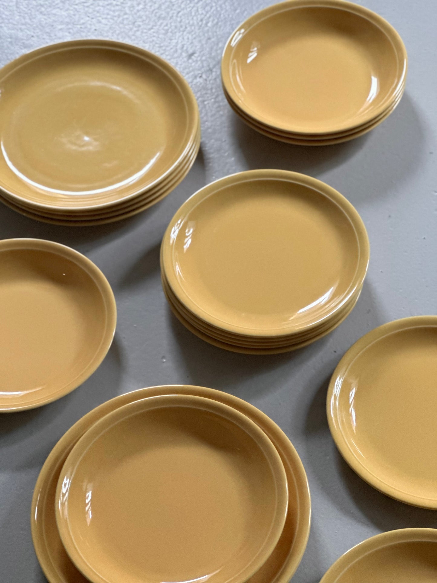 Gult Italiensk Vintage Stel