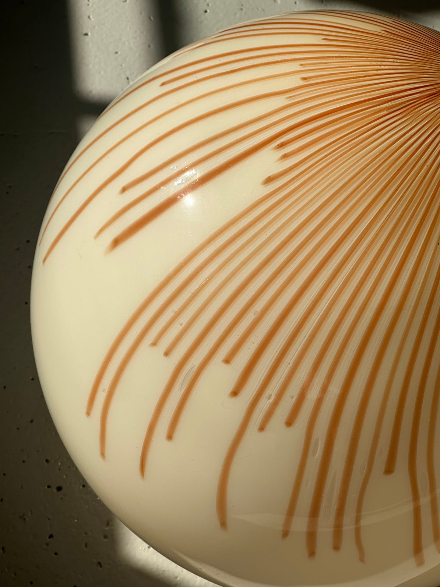 Vintage Murano Creme Pendel