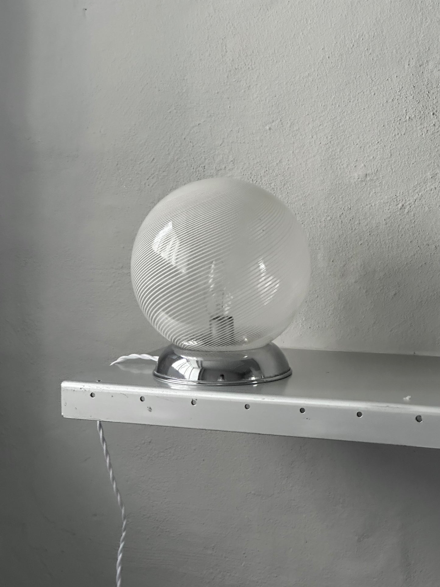 Vintage Murano x Krom Bordlampe