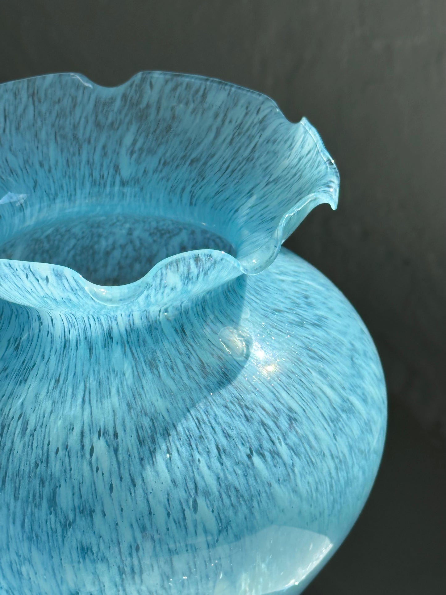 Lyseblå Confetti Vase