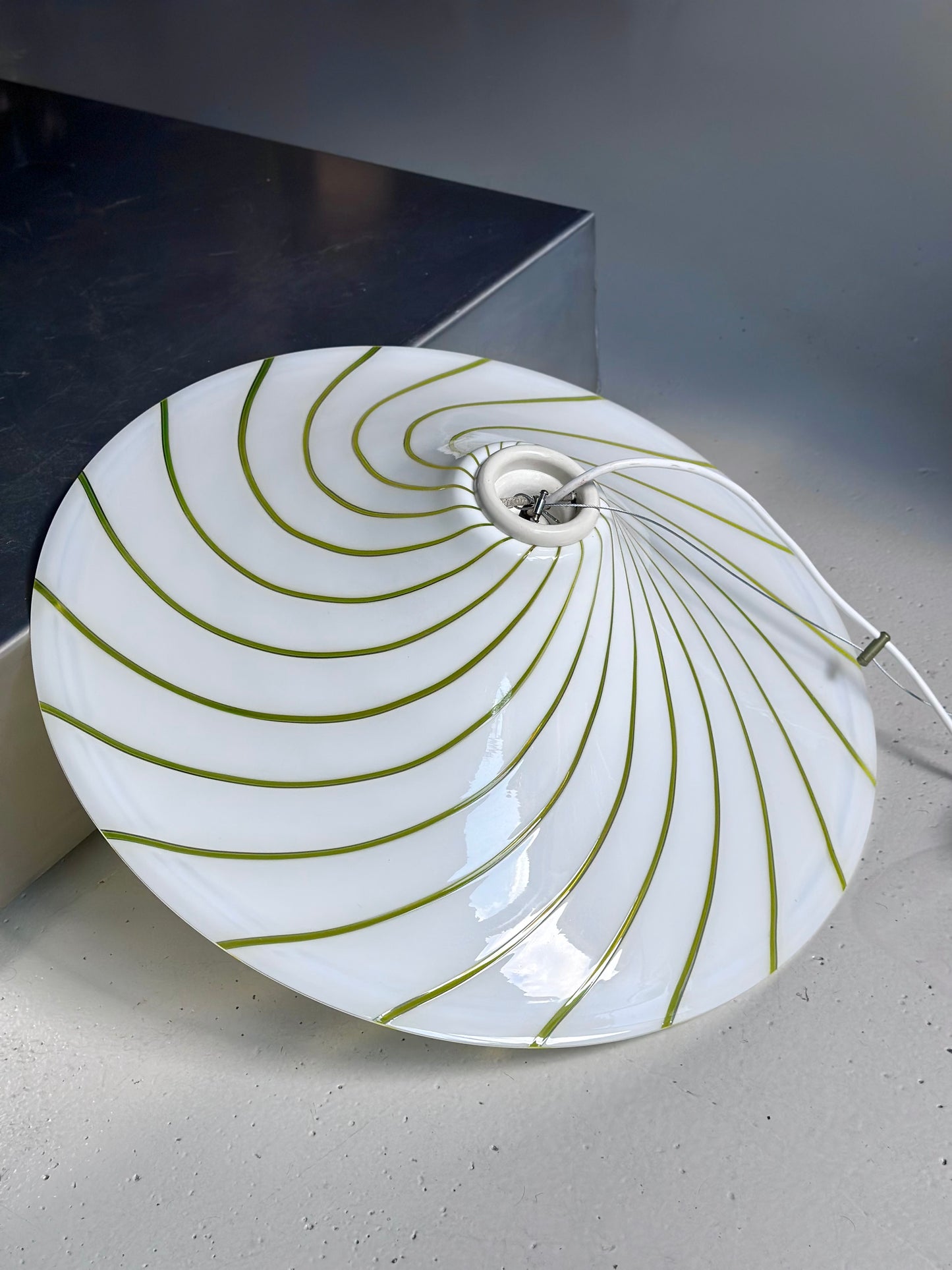 Vintage Murano Swirl Pendel