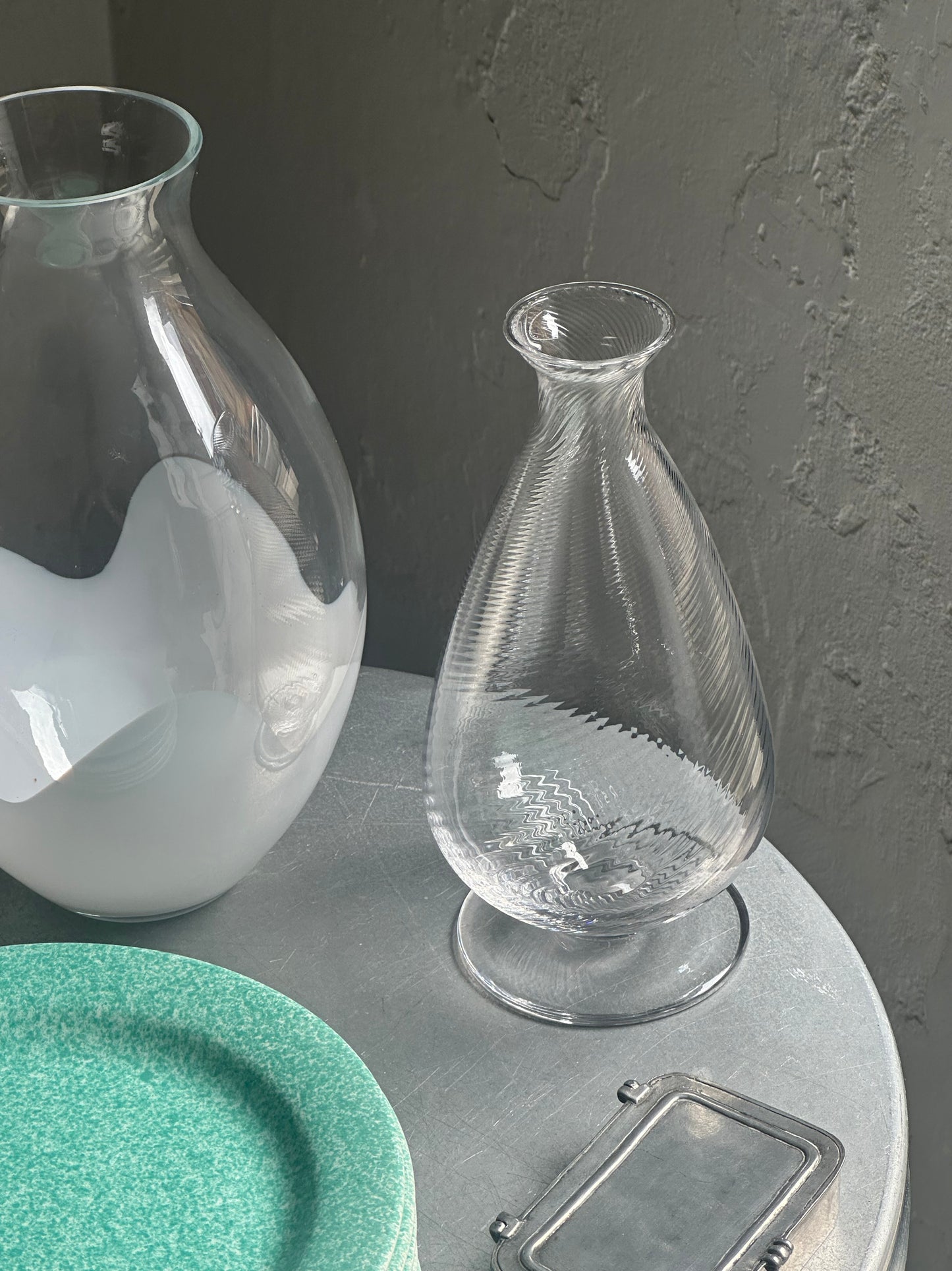 Swirly Klar Vase