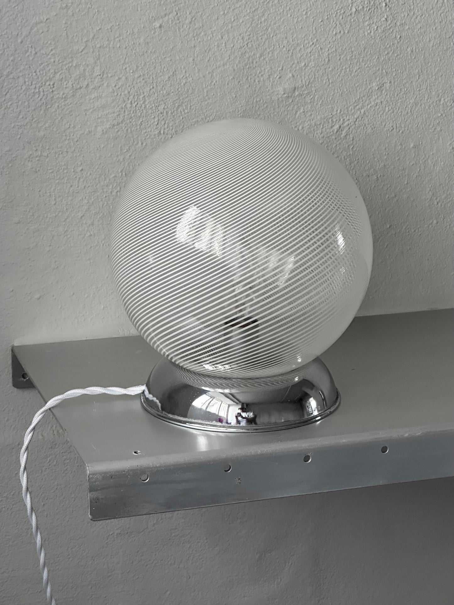 Vintage Murano x Krom Bordlampe