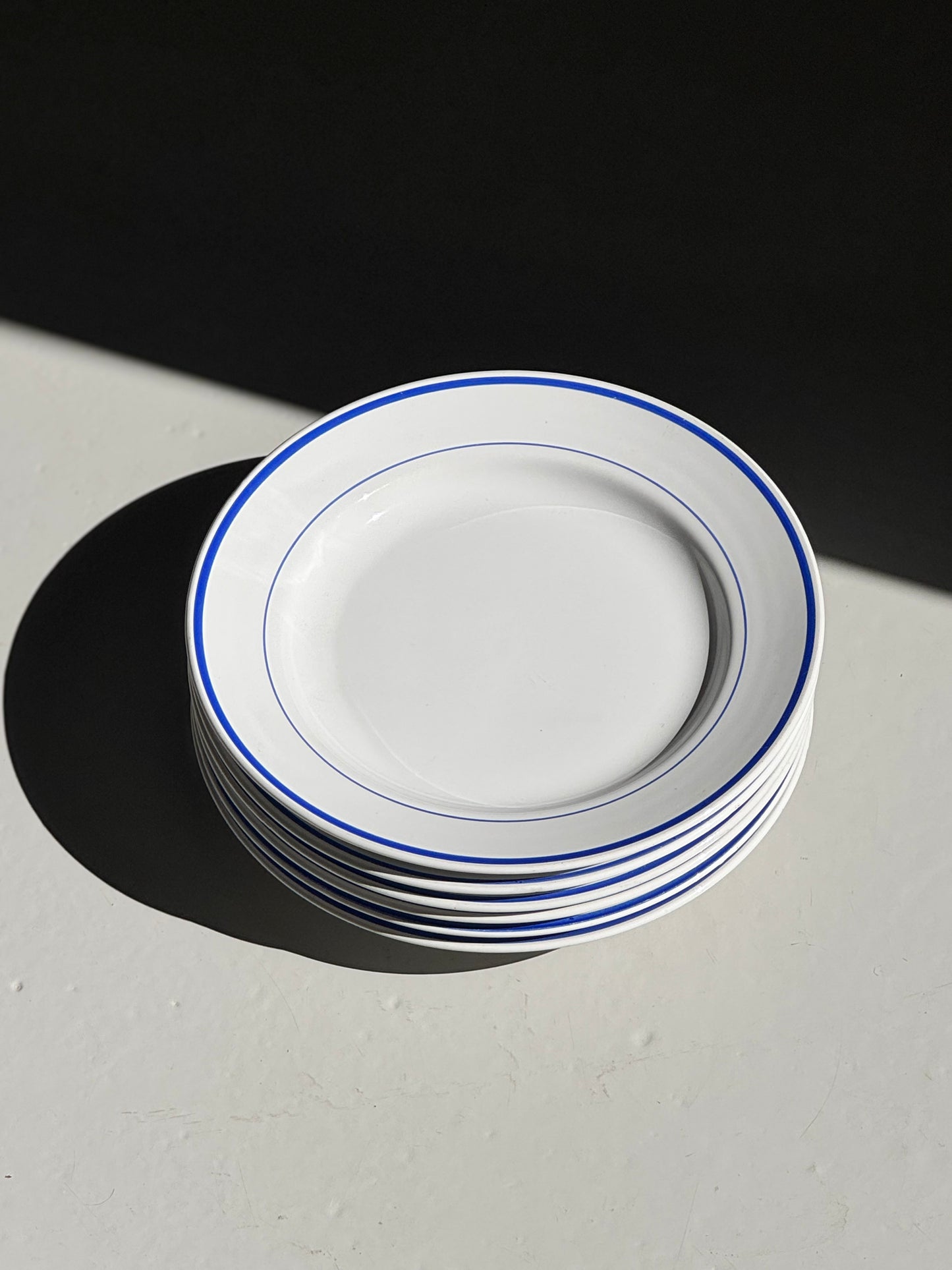 Bistro Middags Tallerkener - Blå