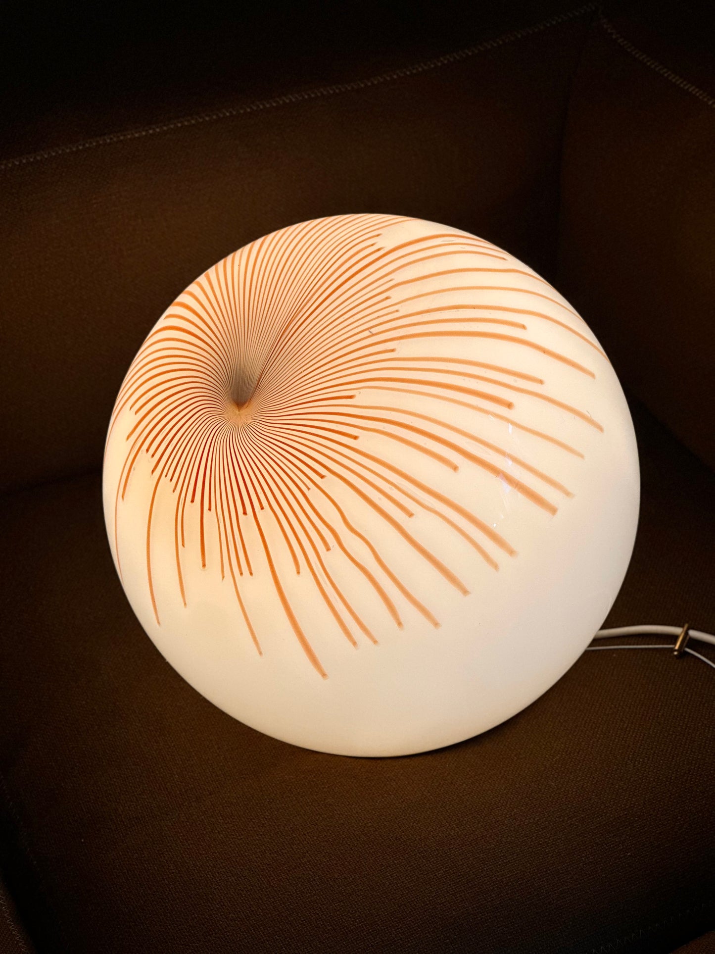 Vintage Murano Creme Pendel