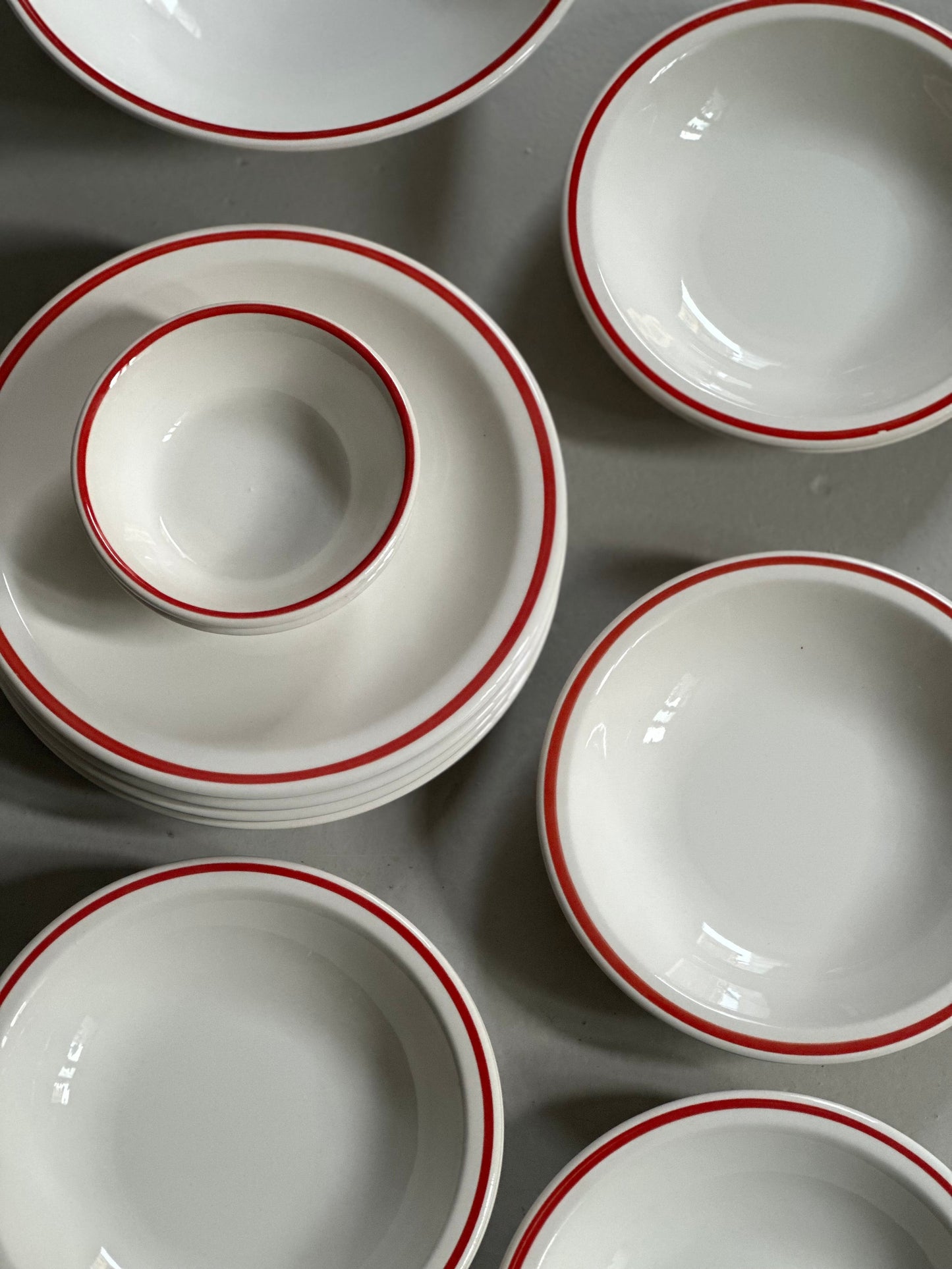 Italiensk Bistro Stel - Rød