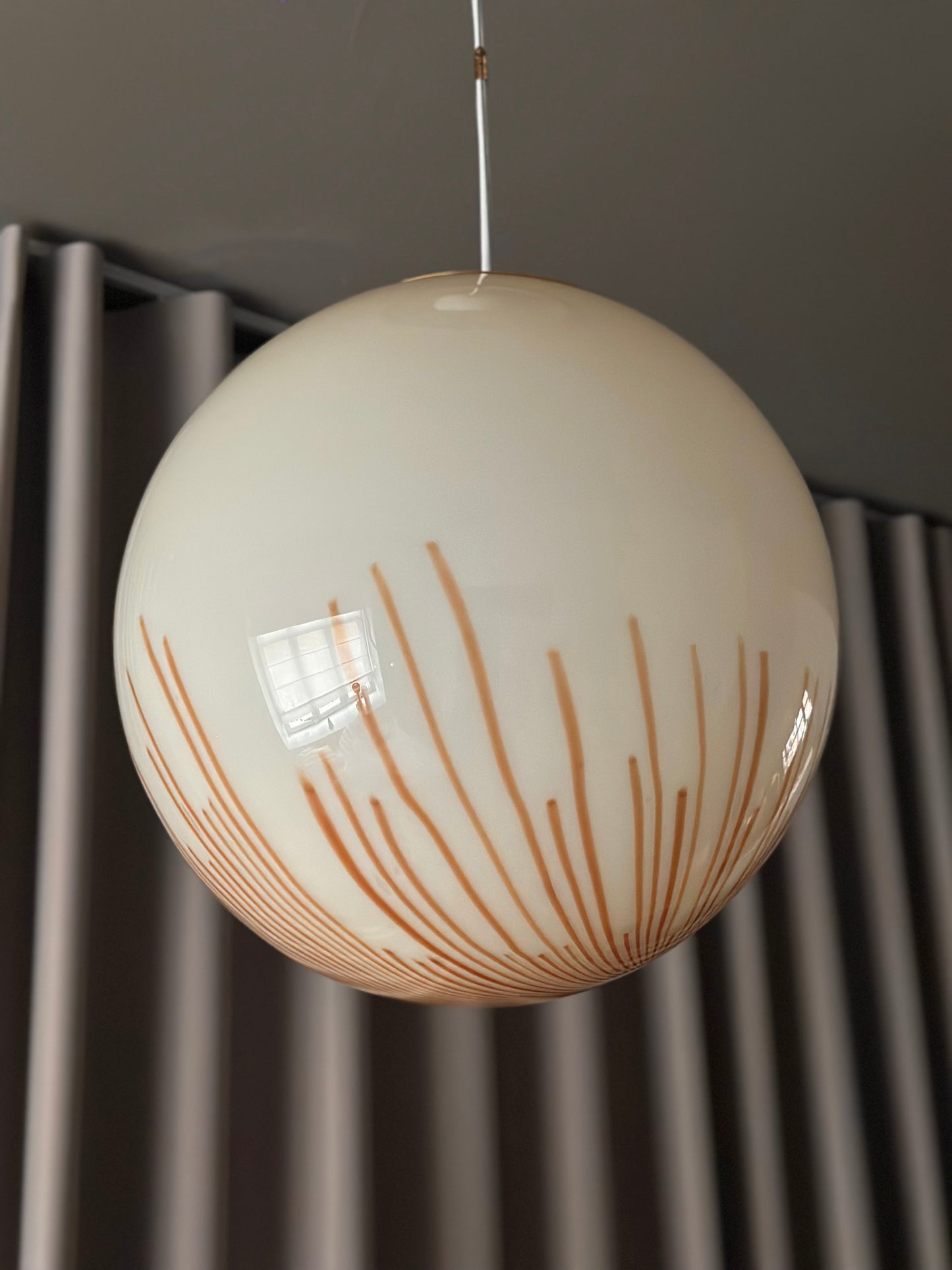 Vintage Murano Creme Pendel