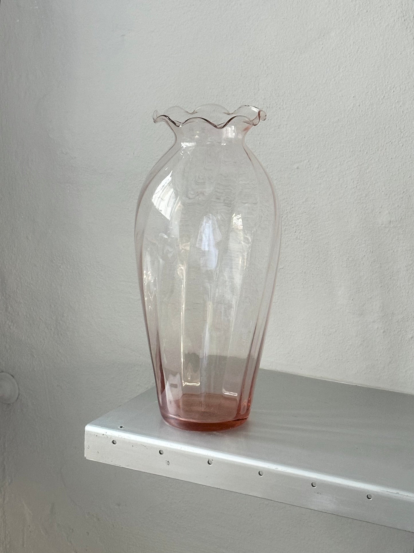 Italiensk Swirl Vase - Rosa