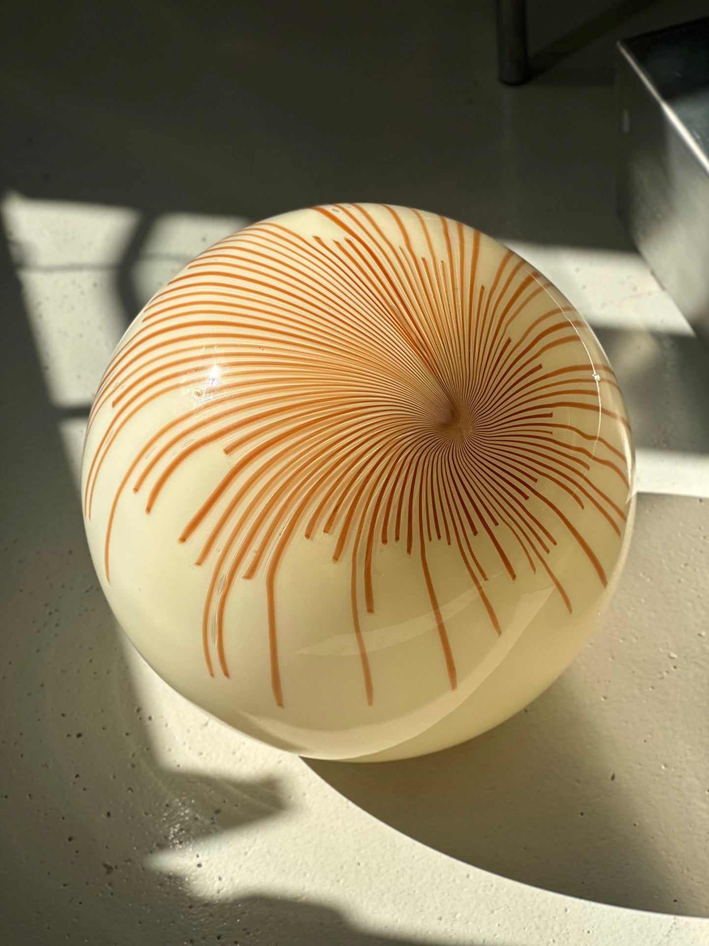 Vintage Murano Creme Pendel