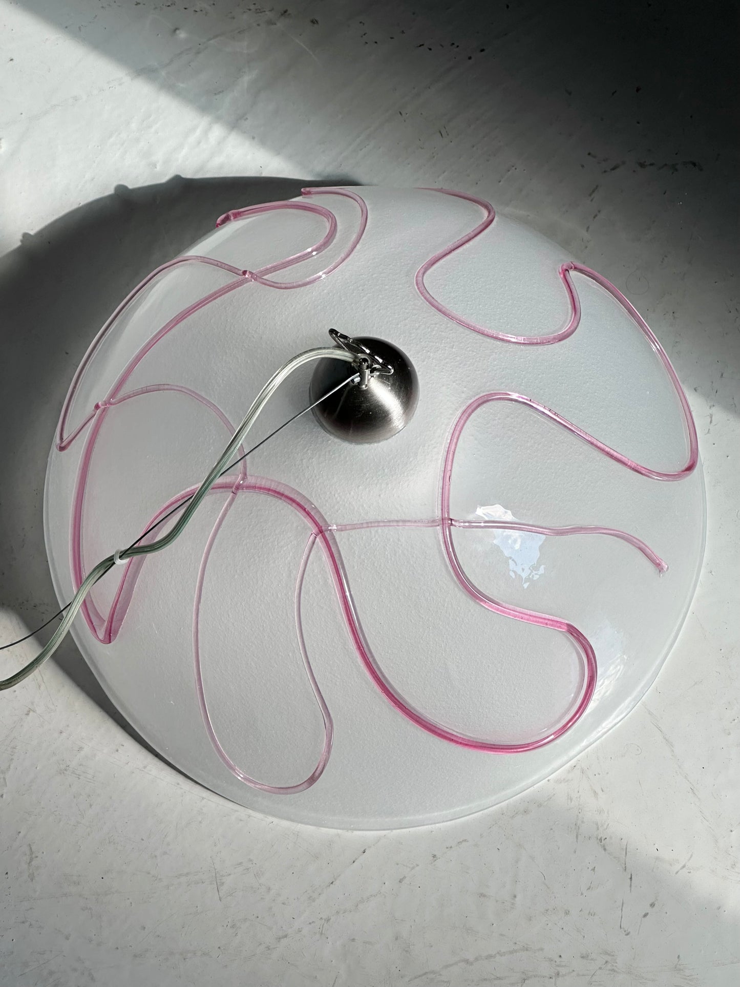 Italiensk Pink Splash Lampe