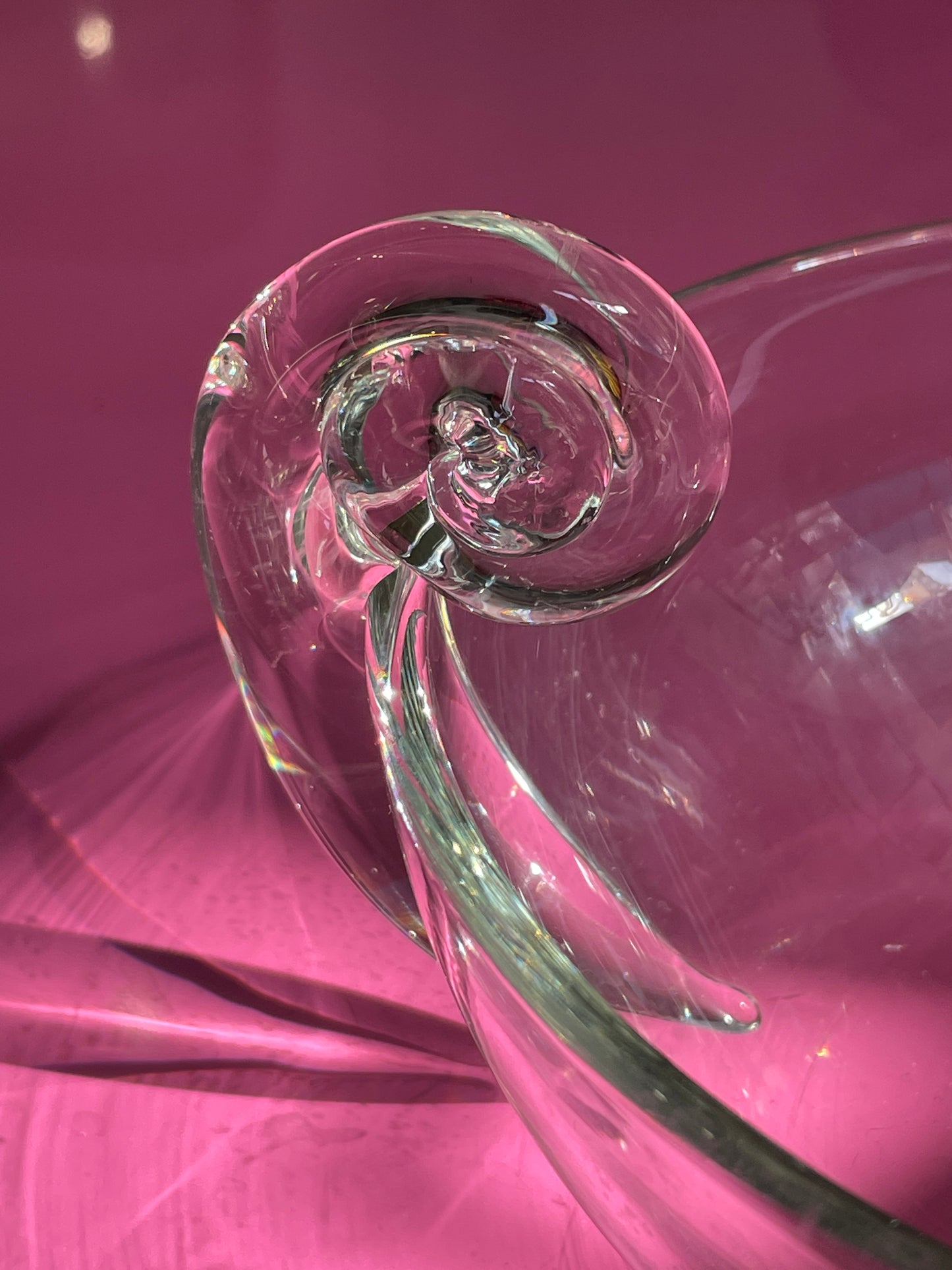 Mundblæst Spiral Skål