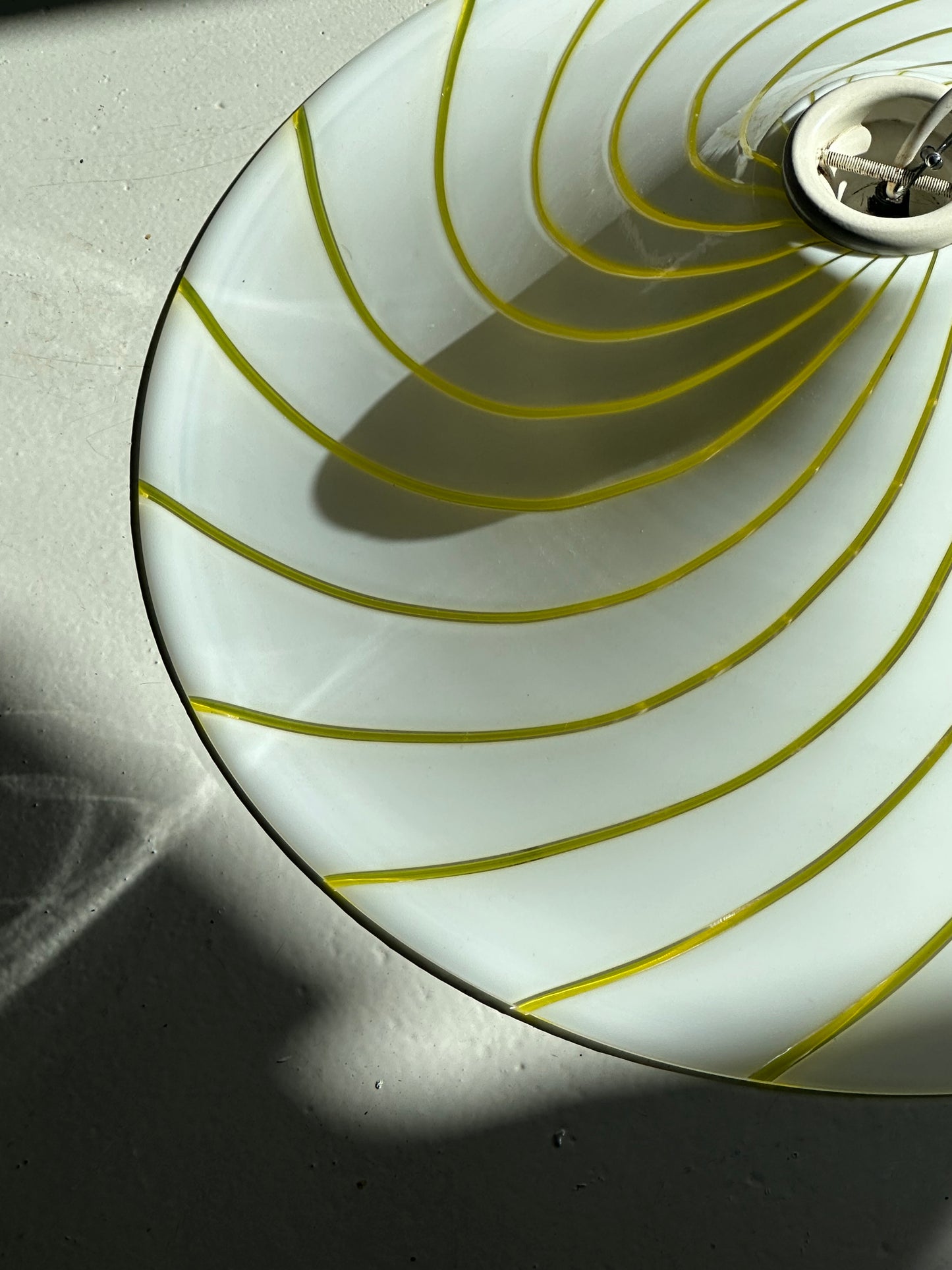 Vintage Murano Swirl Pendel