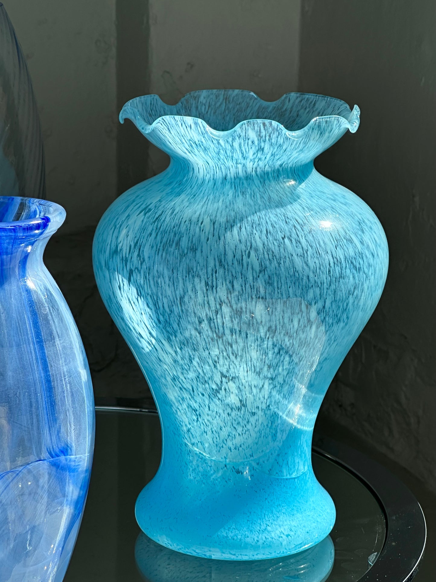 Lyseblå Confetti Vase