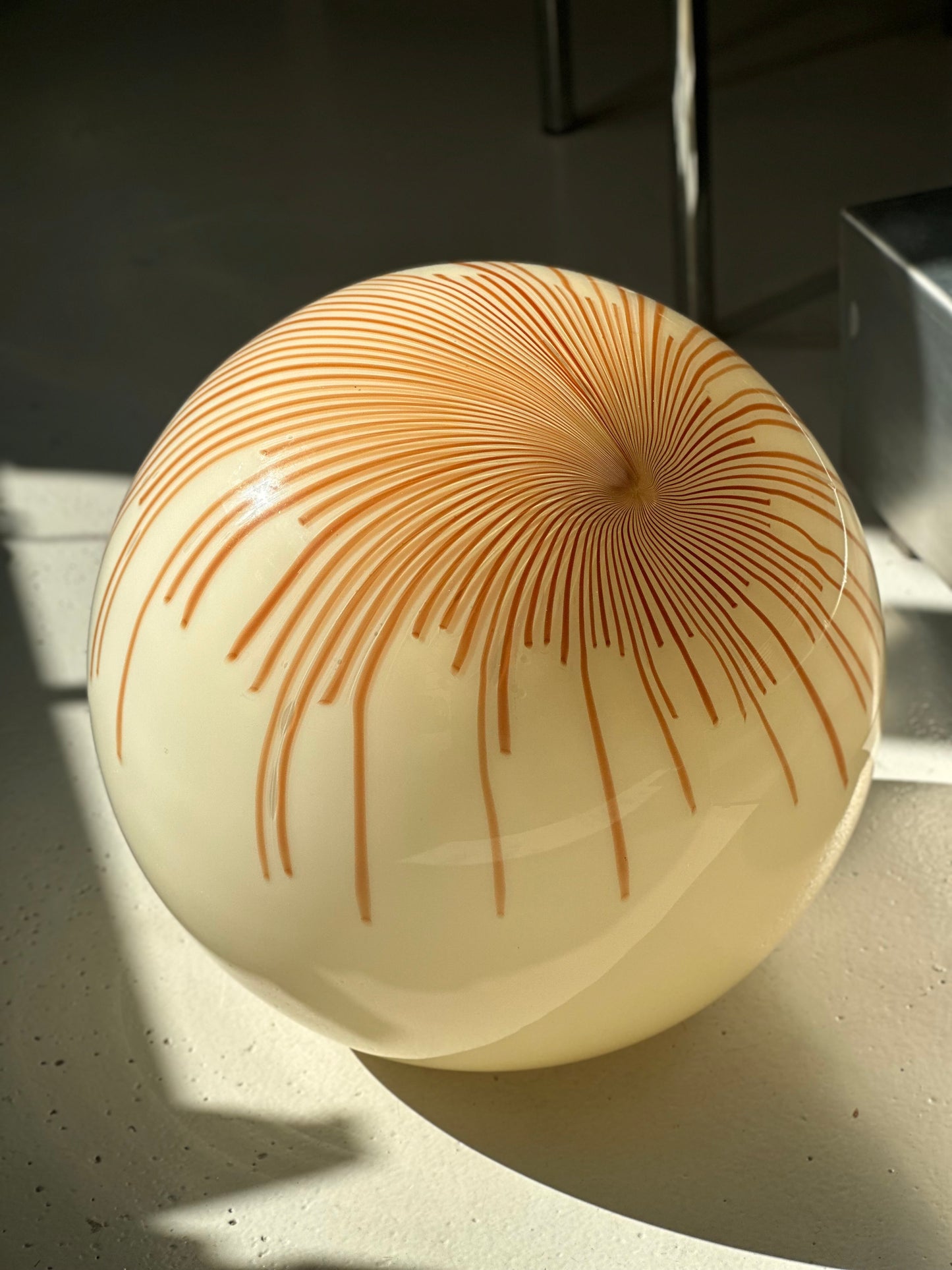 Vintage Murano Creme Pendel