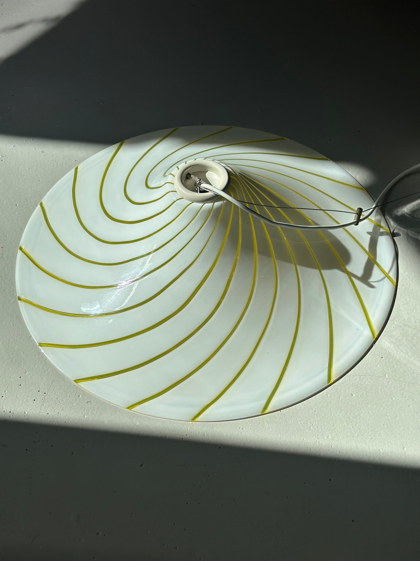 Vintage Murano Swirl Pendel