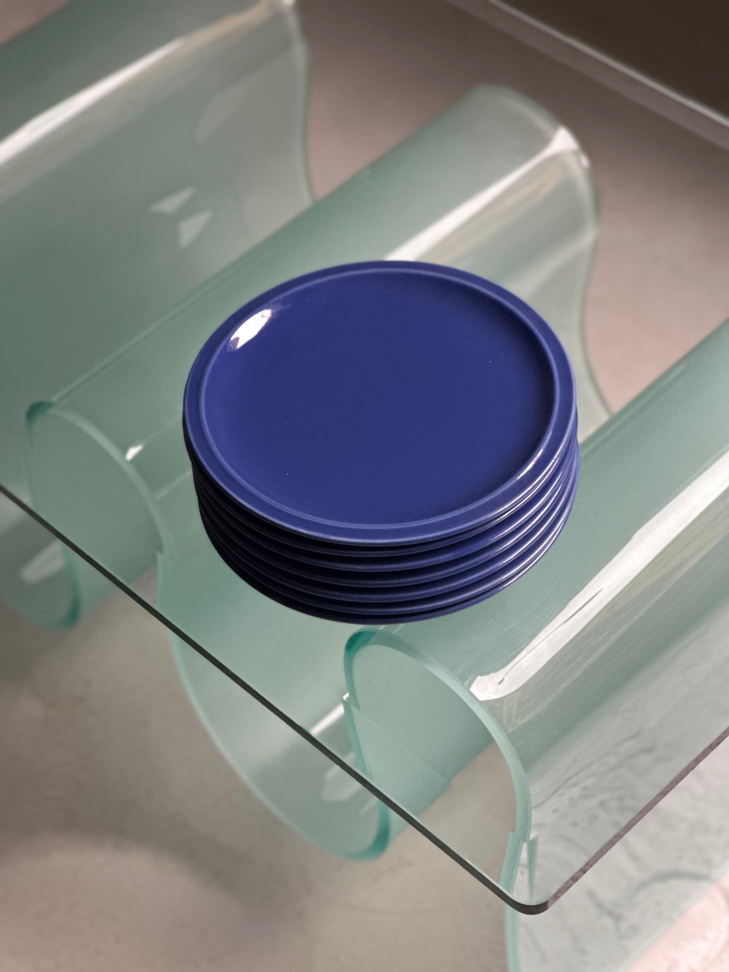 Blå Vintage Tallerkener