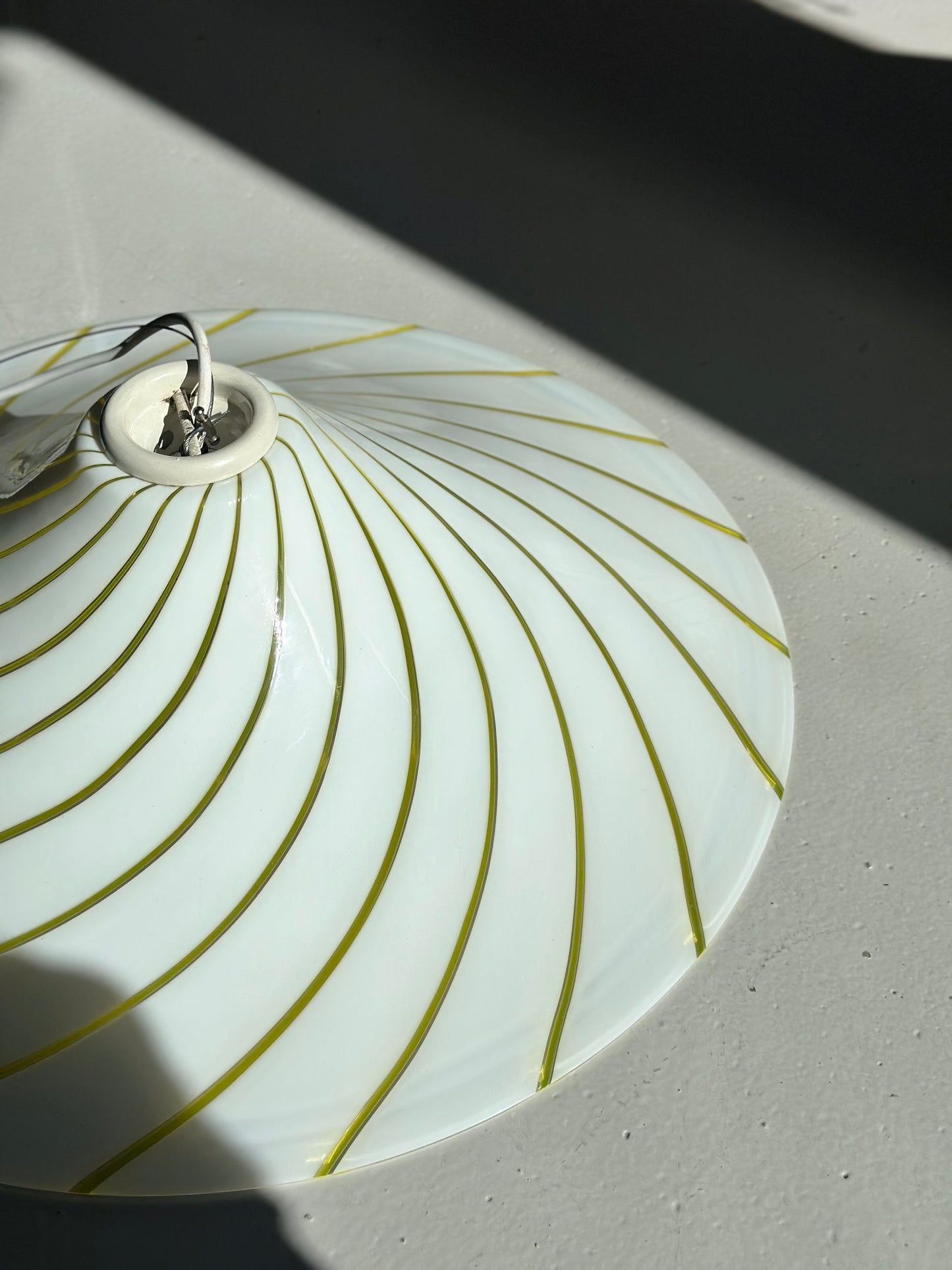 Vintage Murano Swirl Pendel