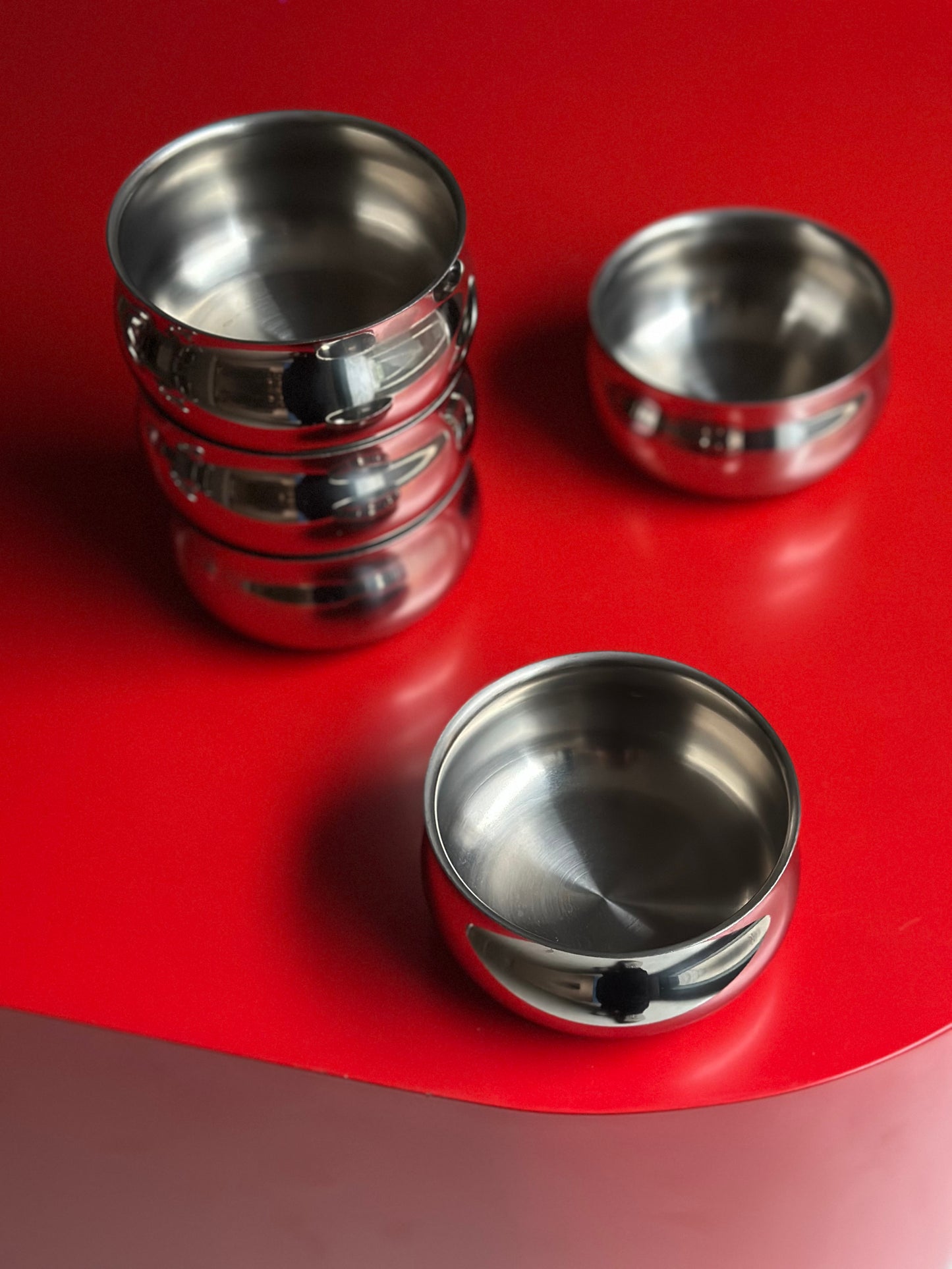 Chubby Italienske Stål Skåle