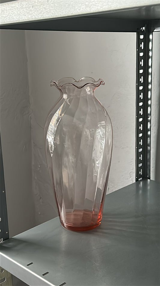 Italiensk Swirl Vase - Rosa