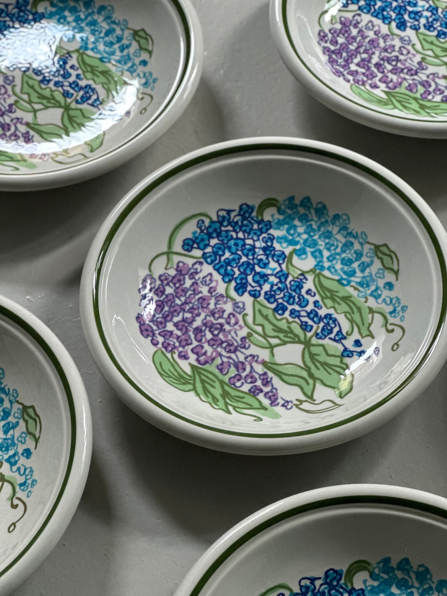 Italienske Wisteria Tallerkener