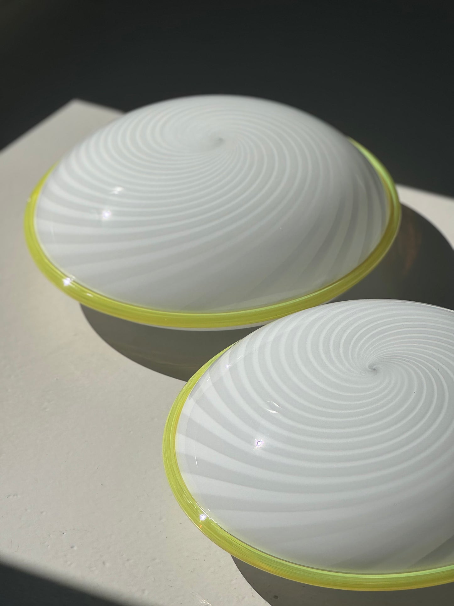 Vintage Murano Swirl Plafonder