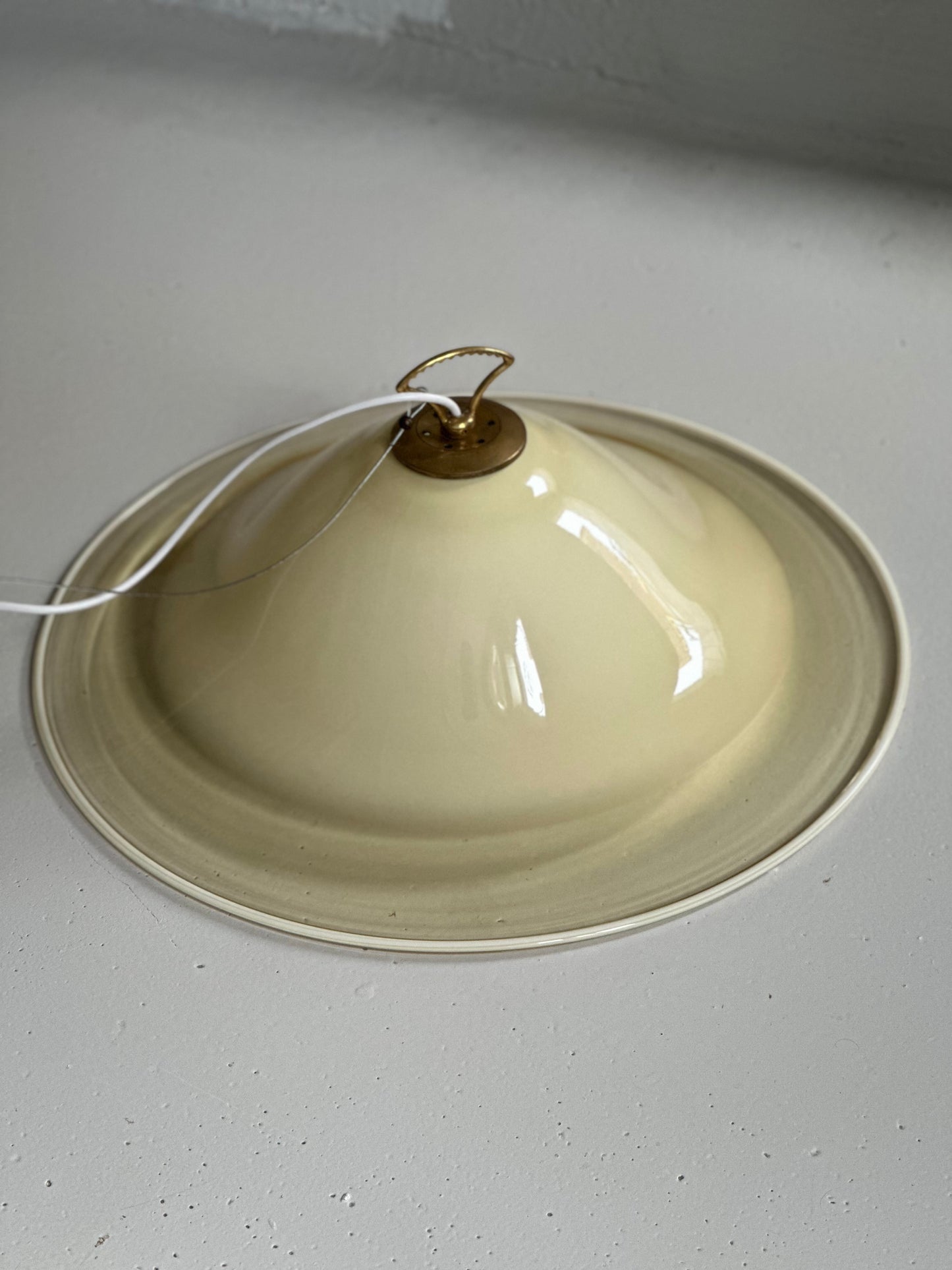 Vintage Murano Pendel - Creme