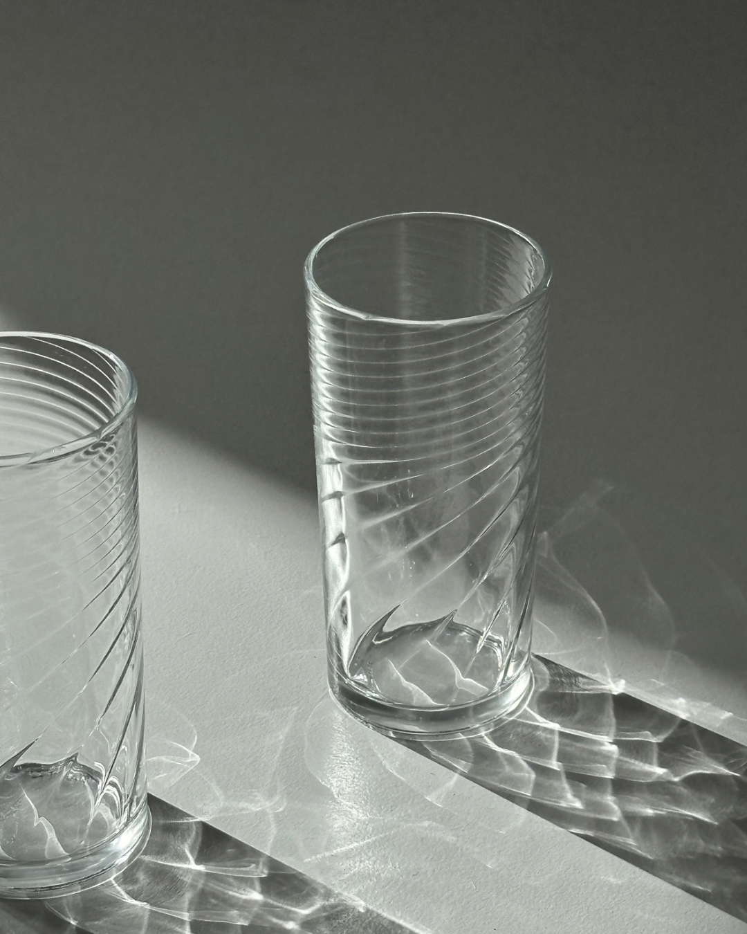 Italienske Swirl Glas