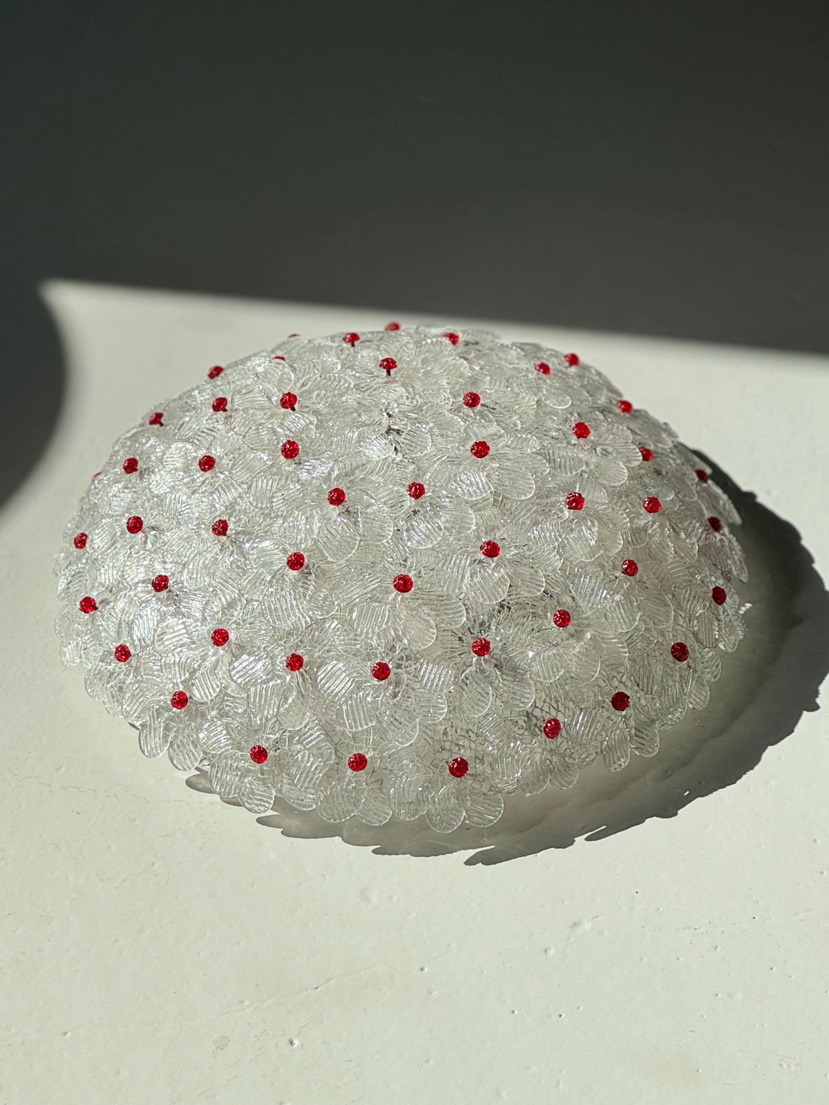 Vintage Murano Blomster Lampe