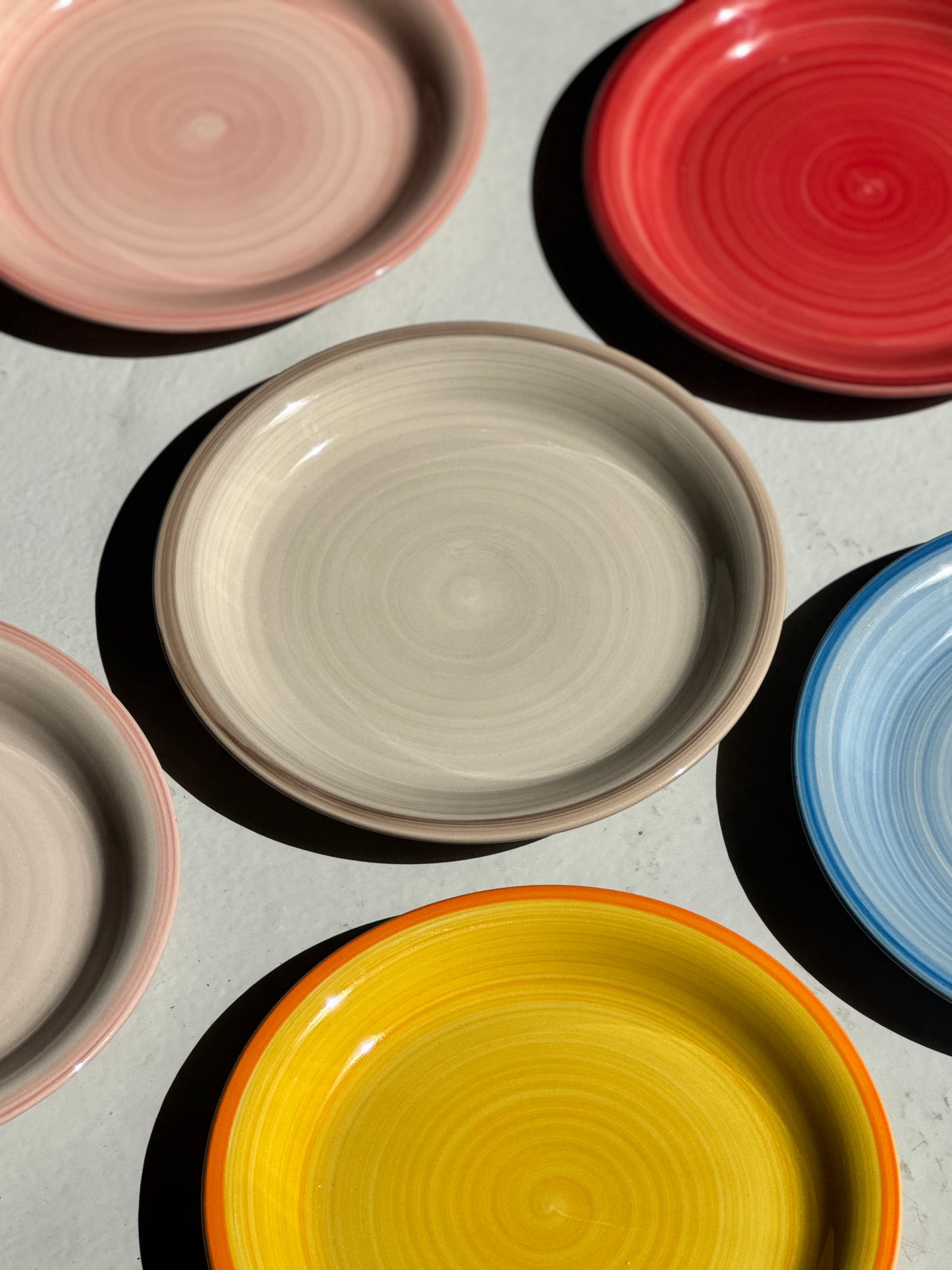 Italienske Swirl Tallerkener