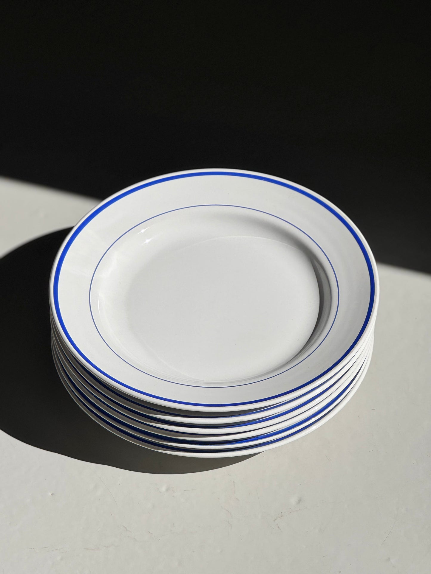 Bistro Middags Tallerkener - Blå