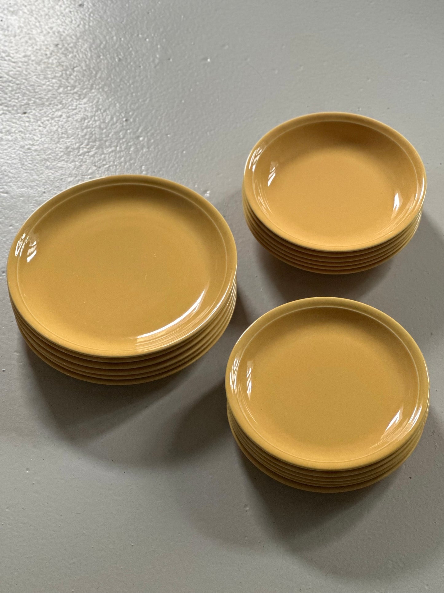 Gult Italiensk Vintage Stel