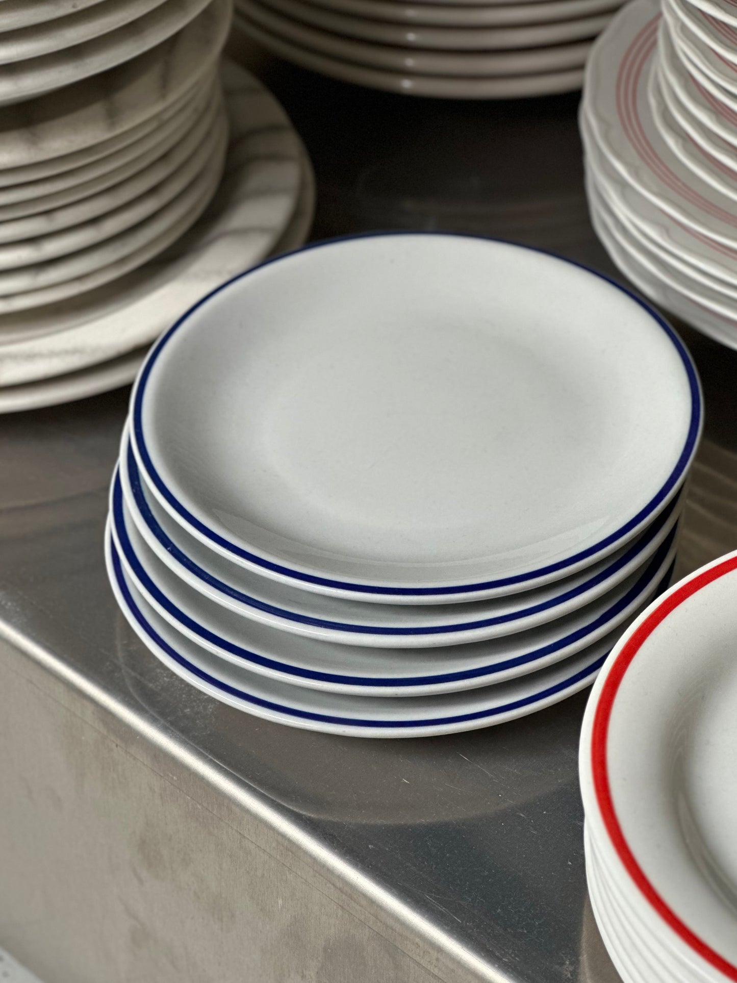 Bistro Frokost Tallerkener - Blå