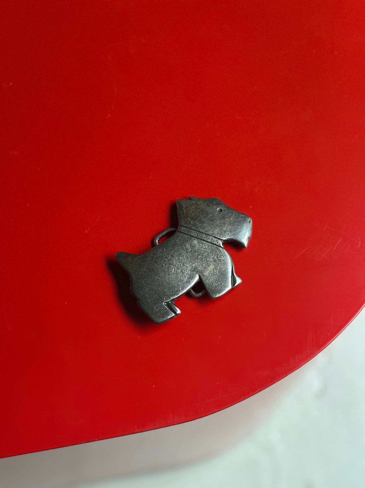 Vintage Bæltespænde - Skotsk Terrier