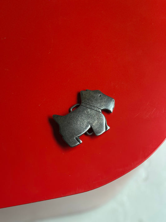 Vintage Bæltespænde - Skotsk Terrier