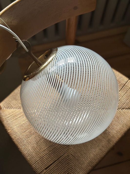 Vintage Murano Swirl Pendel