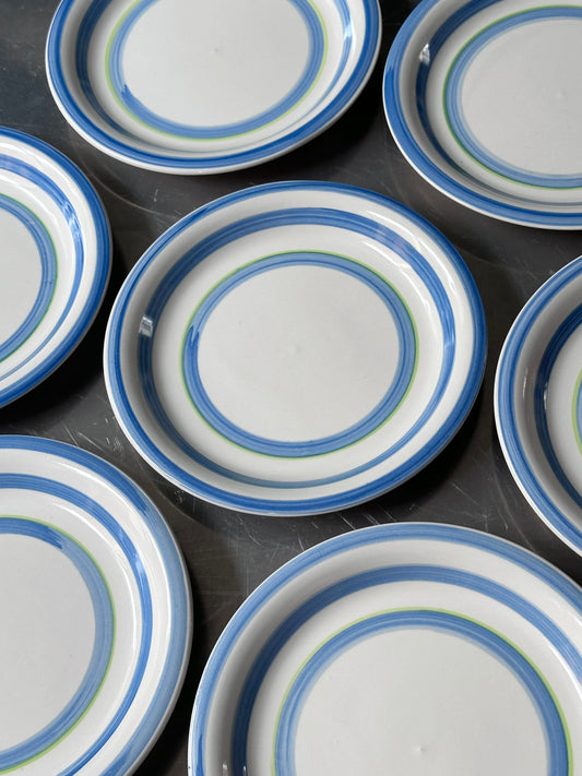 Italienske Stribede Tallerkener - Frokost