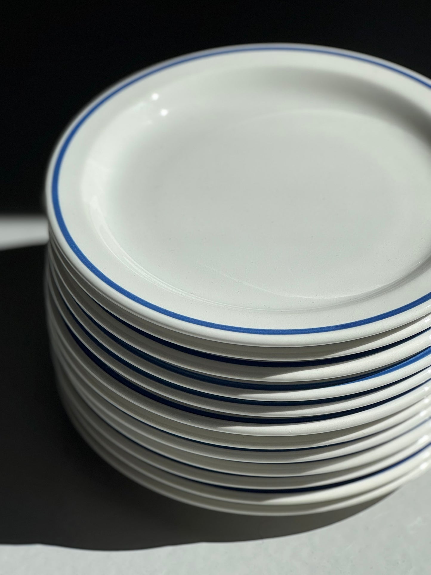 Vintage Bistro Stel - Blå Kant